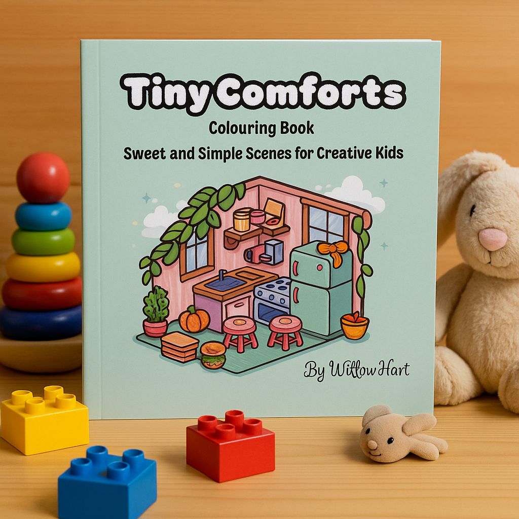 Tiny Comforts: A Fun Colouring Book for Kids Ages 3-8