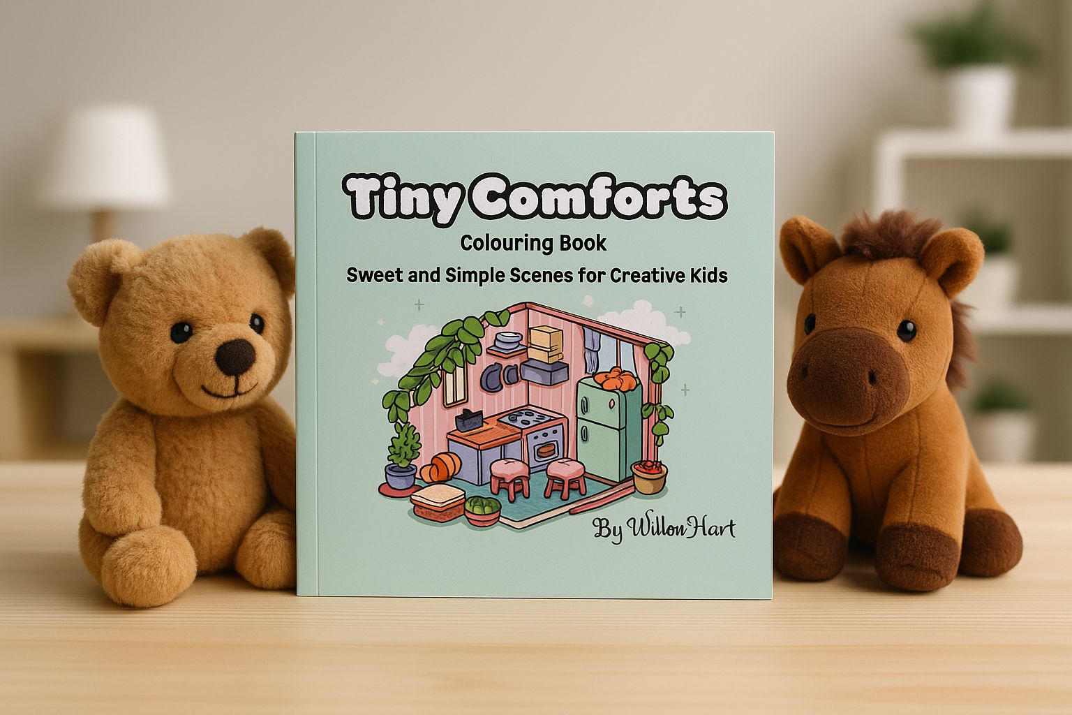 Tiny Comforts: A Fun Colouring Book for Kids Ages 3-8